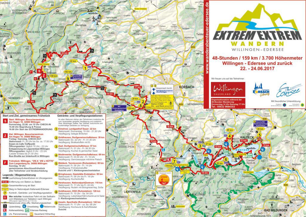 Die 48 Stunden Wanderung vom Edersee nach Willingen und zurück 1